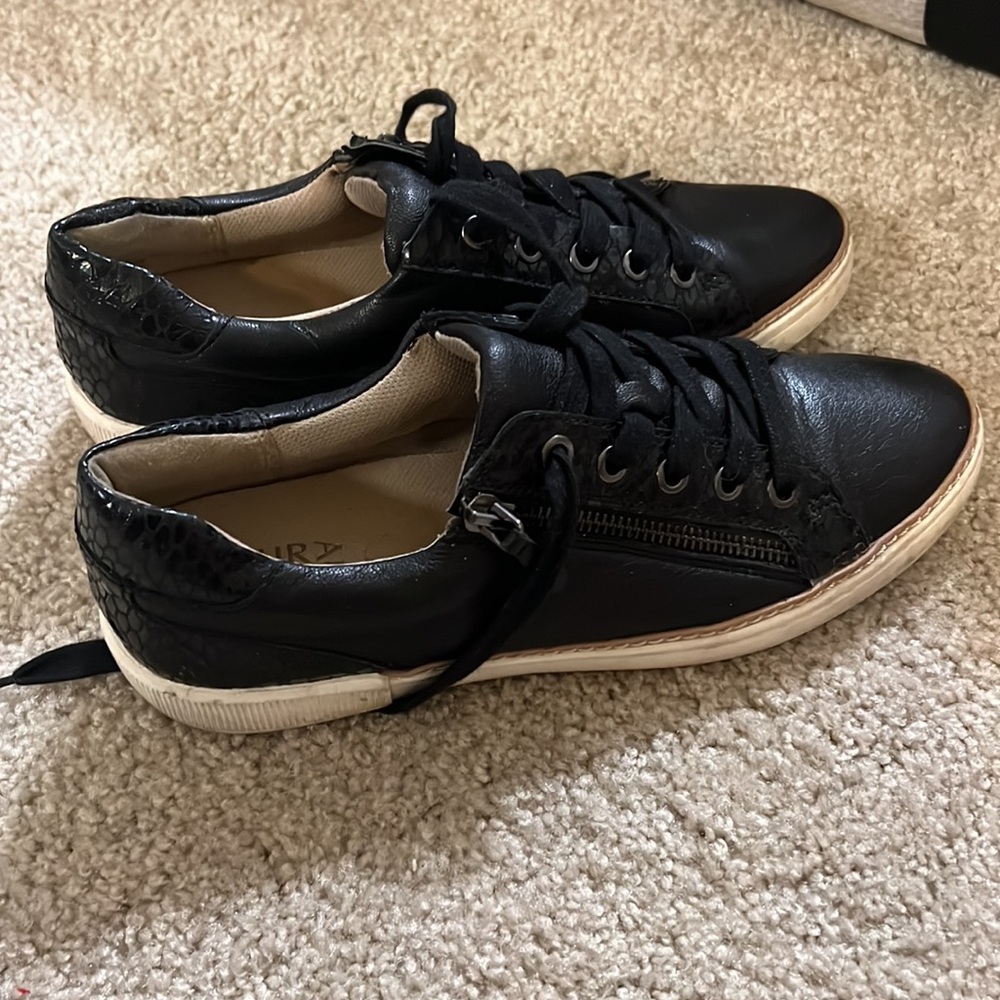 Naturalizer Leather Lace-up Sneakers Sz 8B
